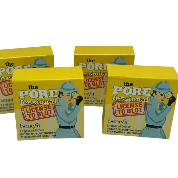 Benefit The POREfessional License to Blot Mini Instant Oil Blotting Stick Set-4 - Picture 1 of 6